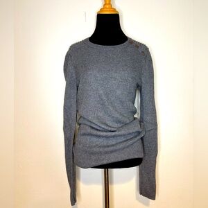 Banana Republic Merino Wool Sweater with Button Detail Size M